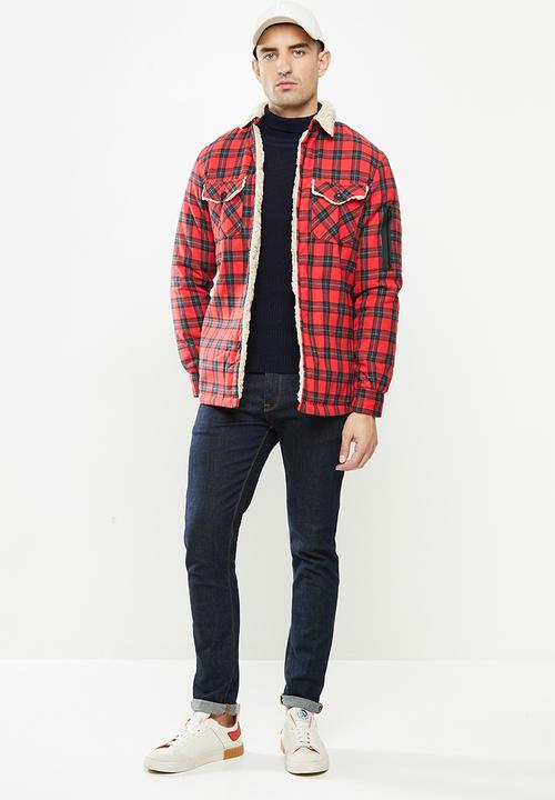 Brave Soul - Dion shirt - red