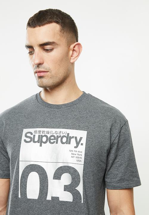 Superdry. - Cl transit tee - grey