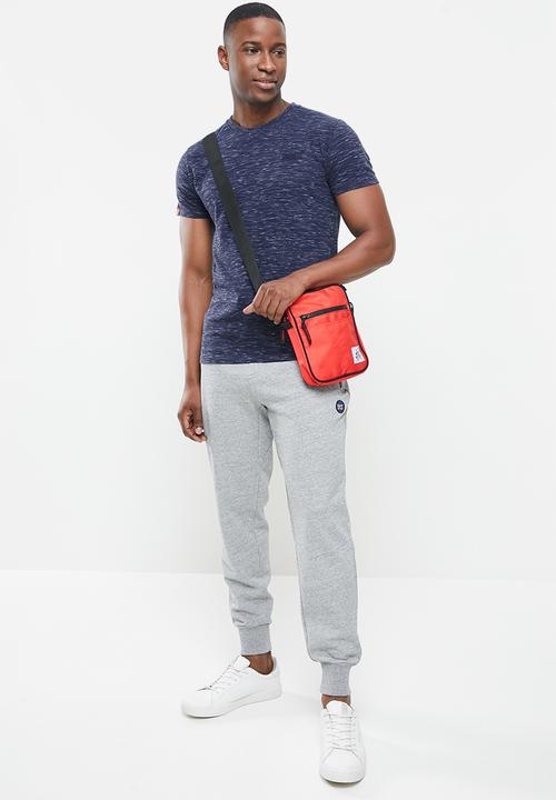 Superdry. - Ol vintage emb crew tee - navy