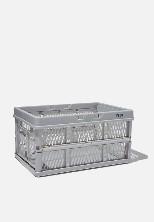 Typo - Midi foldable storage-cool grey