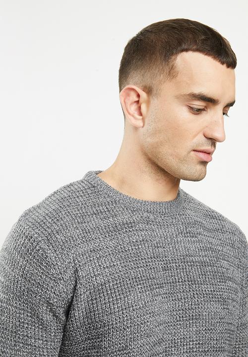 Brave Soul - Neutrone knitwear - grey