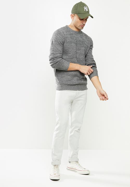 Brave Soul - Neutrone knitwear - grey