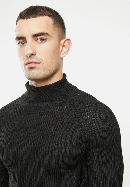 Brave Soul - Greenford knitwear - black