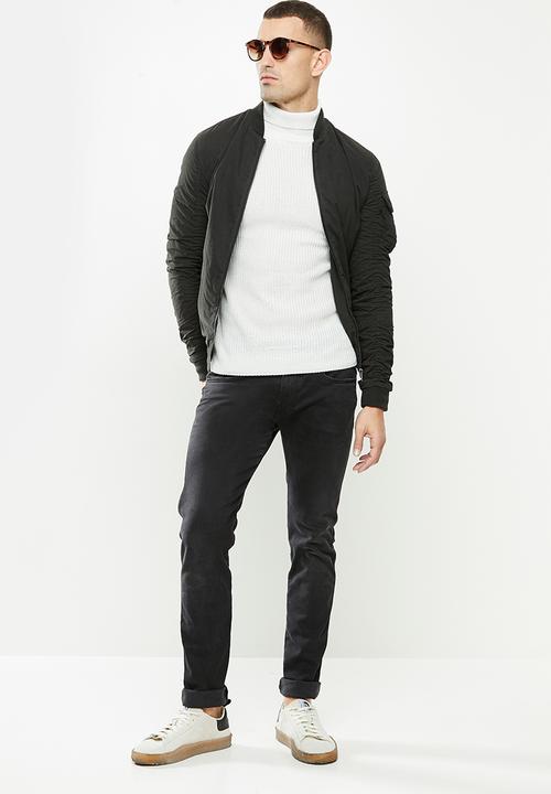 Brave Soul - Greenford knitwear - white