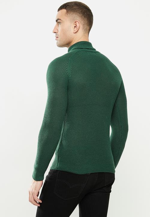 Brave Soul - Greenford knitwear - green