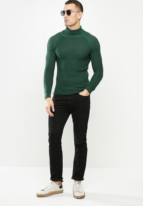 Brave Soul - Greenford knitwear - green