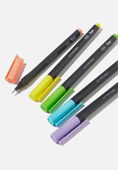 Typo - So fine fineliner 5 pack - pastel