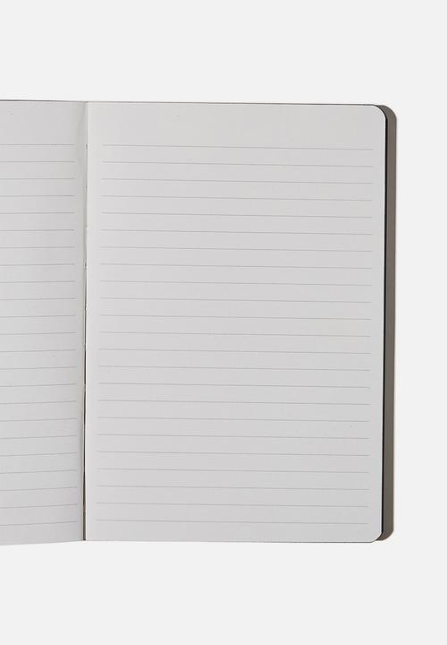 Typo - A5 soft buffalo journal - black