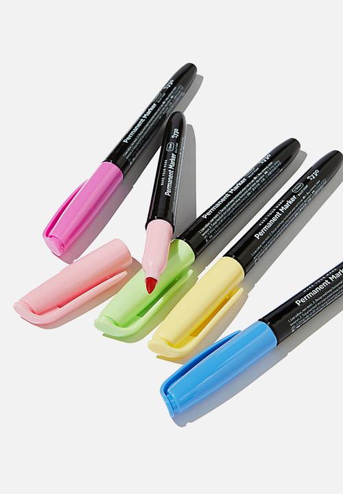 Typo - Make your mark permanent marker 5 pack- pastels