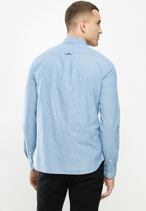 Superdry. - Classic university oxford - blue