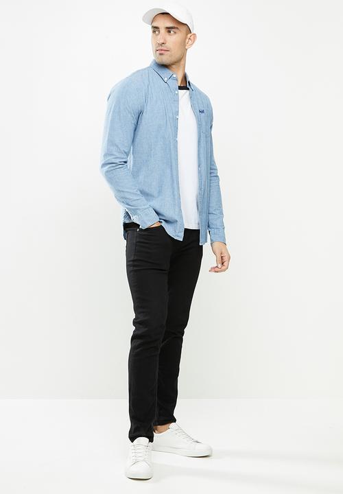 Superdry. - Classic university oxford - blue