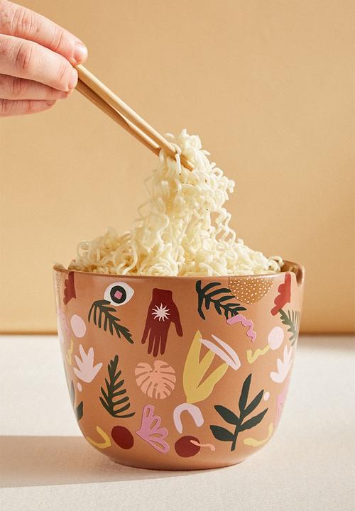 Typo - Feed me bowl - folk - brown