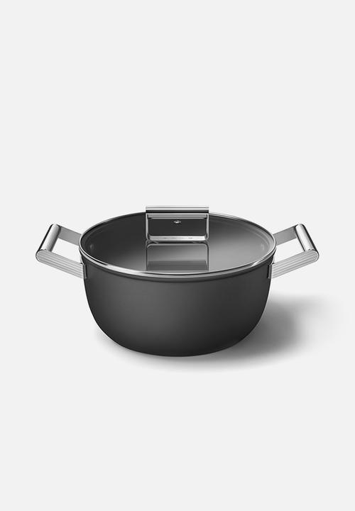 smeg - Casserole 24cm - black