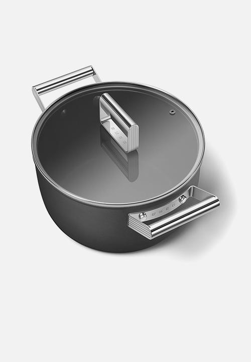 smeg - Casserole 24cm - black