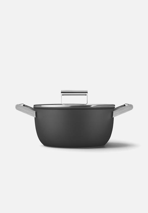 smeg - Casserole 24cm - black
