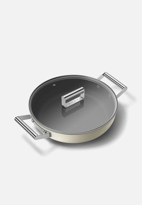 smeg - Skillet 28cm - cream