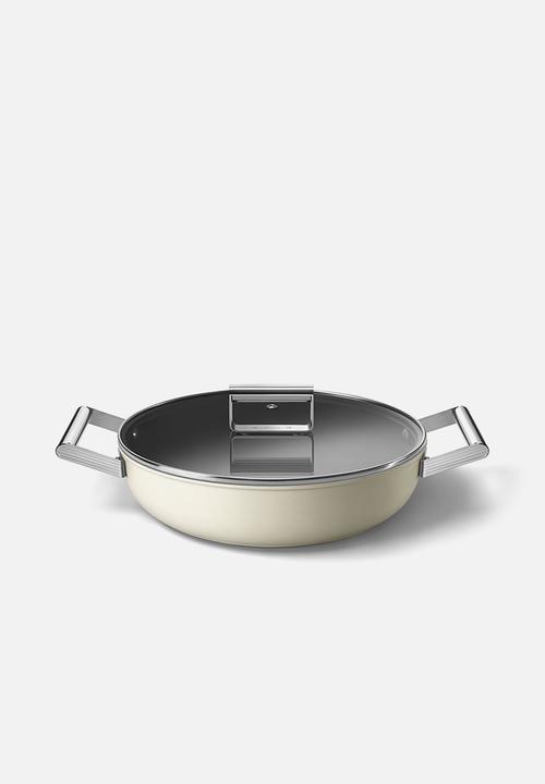 smeg - Skillet 28cm - cream