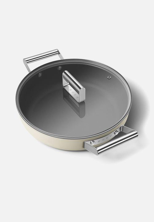 smeg - Skillet 28cm - cream