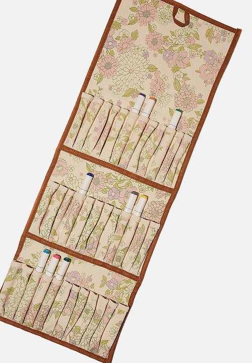Typo - Artists marker case 36 - mint & pink