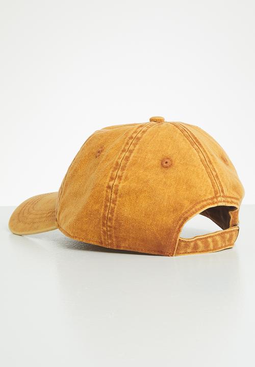 Aca Joe - Mens Aca Joe twill cap - mustard