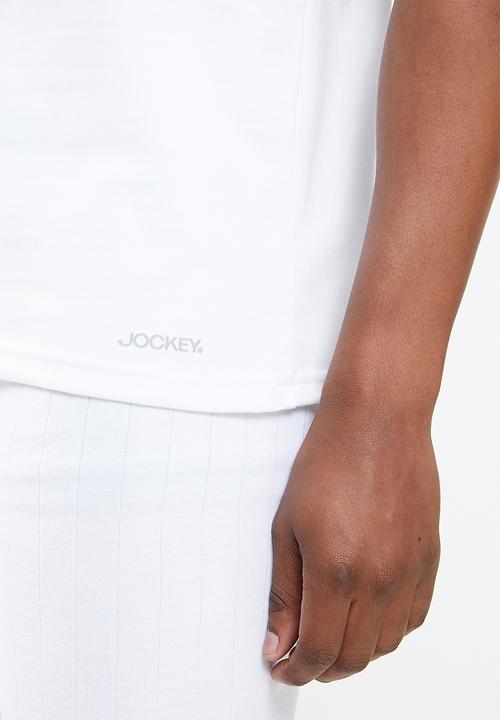 Jockey - 2-pack crew neck undershirt - white