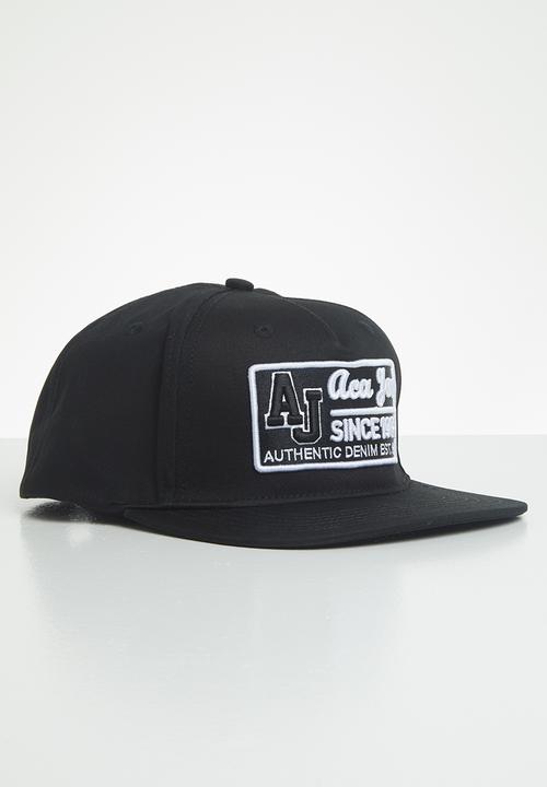 Aca Joe - Mens Aca Joe 5 panel cap - black