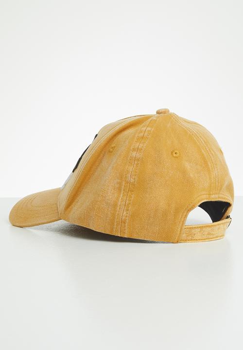 Aca Joe - Mens Aca Joe enzyme wash cap - mustard