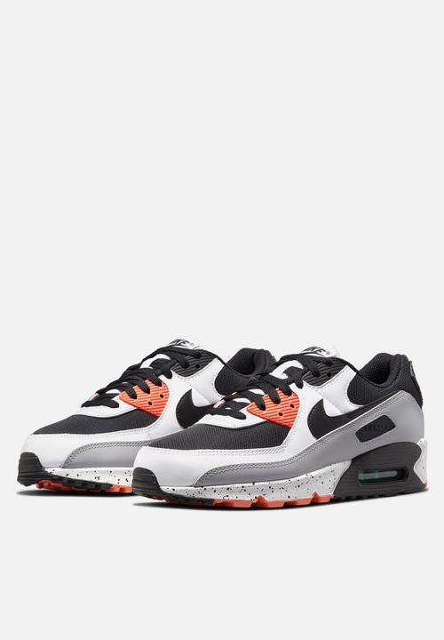 Nike - Air Max 90  - white/black-turf orange-aquamarine