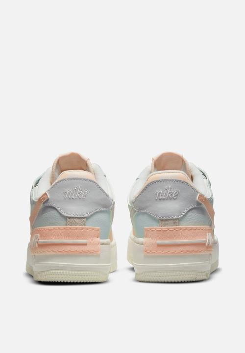 Nike - Air force 1 shadow - sail/barely green-crimson tint