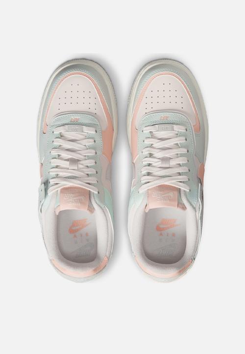 Nike - Air force 1 shadow - sail/barely green-crimson tint