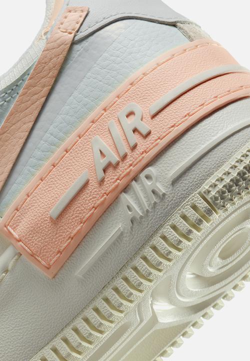 Nike - Air force 1 shadow - sail/barely green-crimson tint