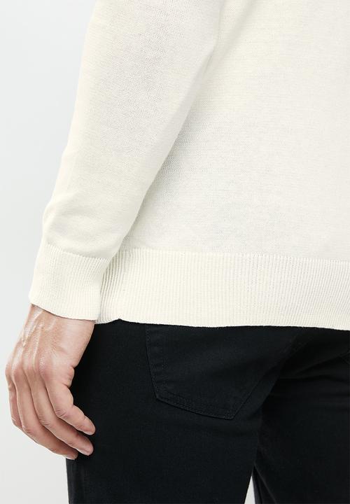 Brave Soul - Humez knitwear - white