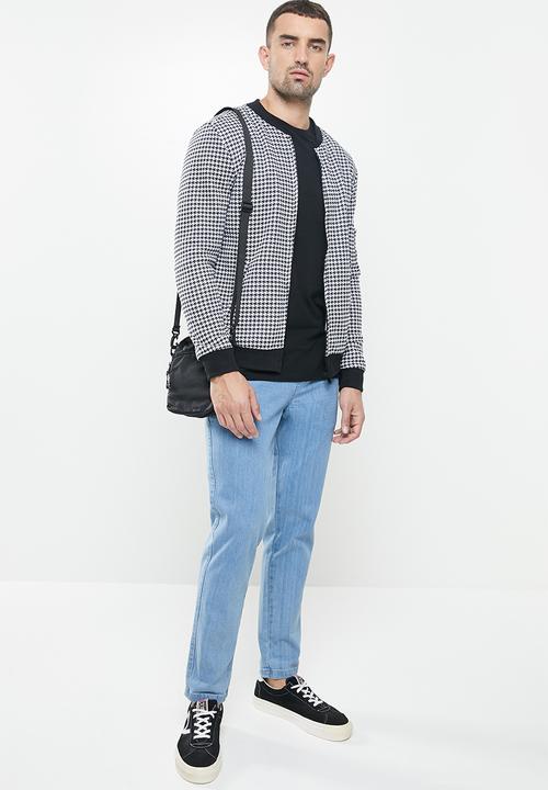 Brave Soul - Porter sweatshirts - white & black
