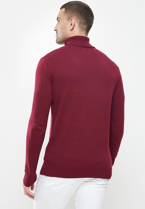 Brave Soul - Humev knitwear - red