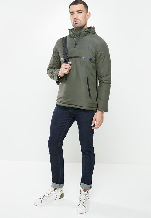 Brave Soul - Ingles cagoule jacket - khaki