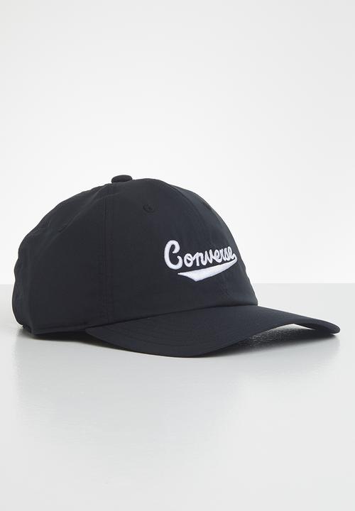 Converse - Script baseball cap - black