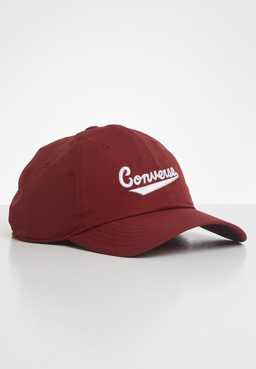 Converse - Script logo baseball hat - red