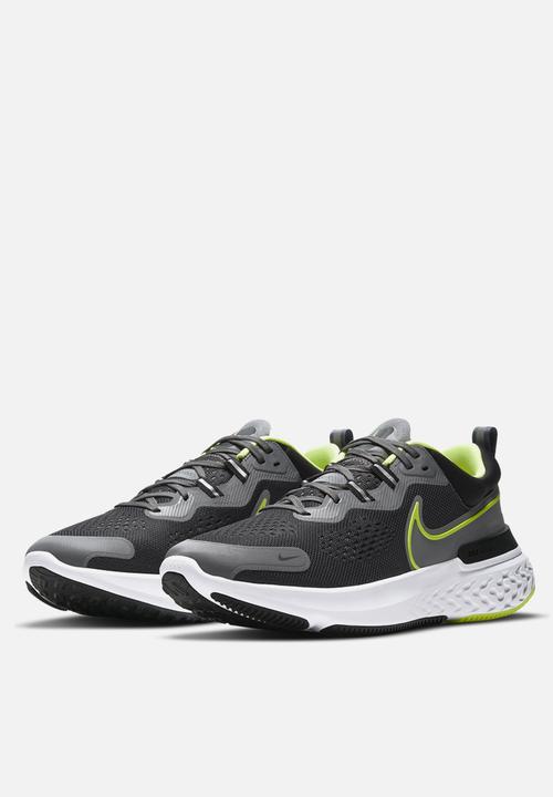 Nike - React miler 2 - smoke grey/volt-black