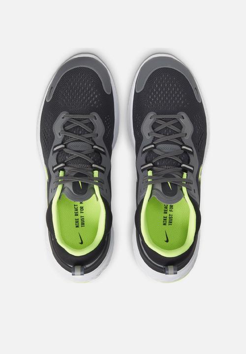 Nike - React miler 2 - smoke grey/volt-black