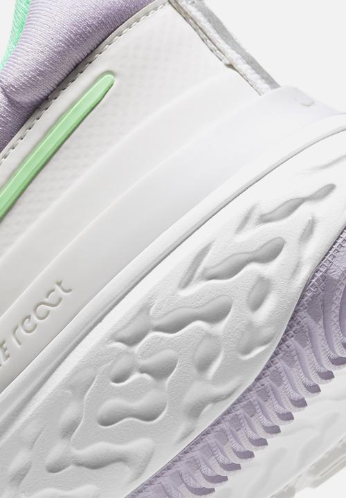 Nike - React miler 2 - platinum tint/green glow-white