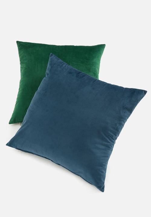 Sixth Floor - Lure cushion cover - emerald