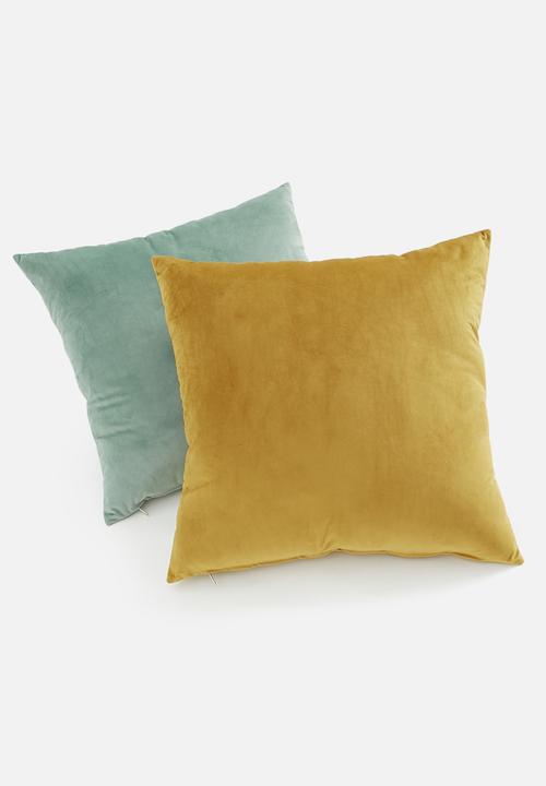 Sixth Floor - Lure cushion cover - mustard