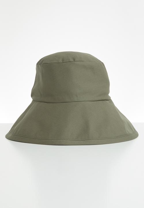 Freya Hats  - Maya wide brim bucket hat - olive