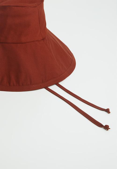 Freya Hats  - Maya wide brim bucket hat - rust