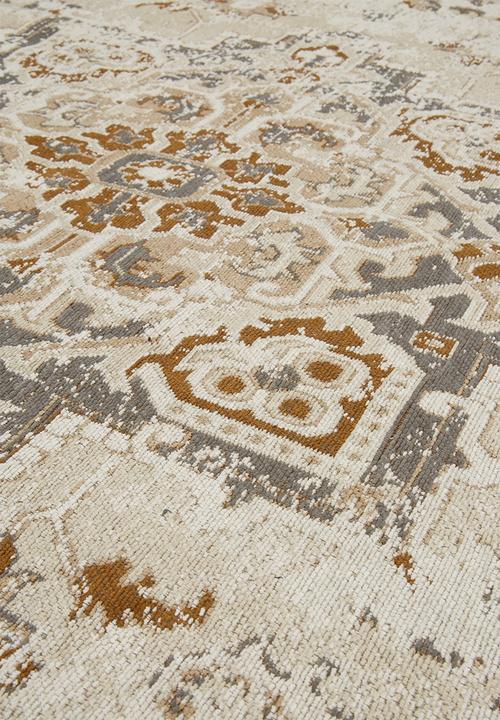 Sixth Floor - Rust chenille rug - multi