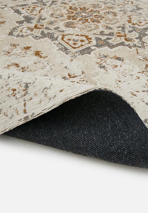 Sixth Floor - Rust chenille rug - multi