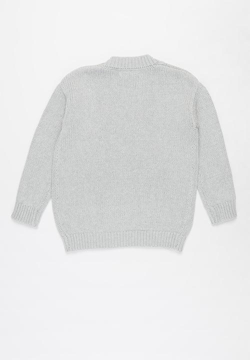 Cotton On - Winnie washed rib cardi - grey
