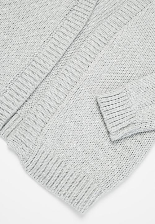 Cotton On - Winnie washed rib cardi - grey