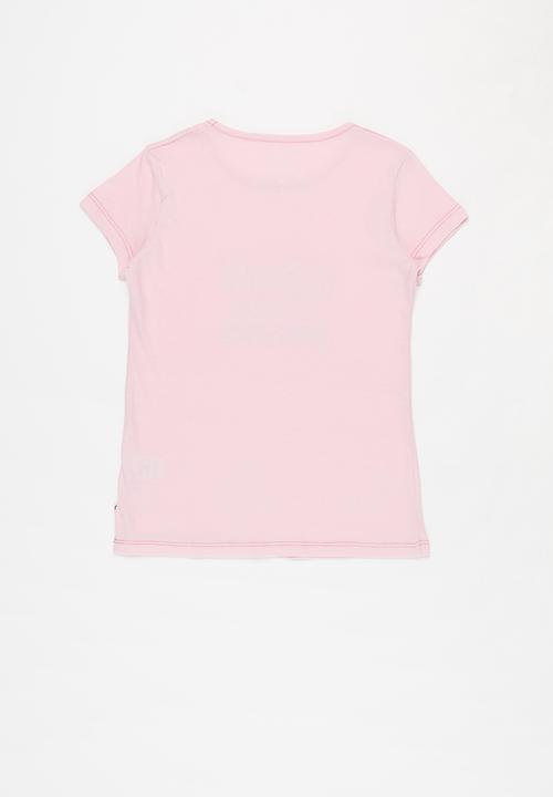 Roxy - Going places destination short sleeve tee - pink