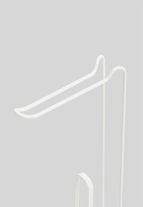Bathroom Solutions - Standing toilet roll holder - white